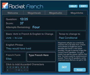 rocket french learning tool