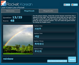 rocketlanguages korean program