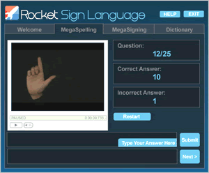 rocket sign language videos