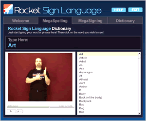 rocket sign language download