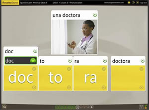 rosetta stone spanish program