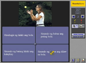 rosetta stone tagalog course